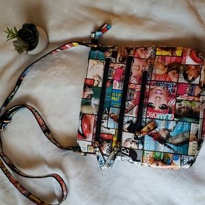 💎💎🎁Magazine Covers Crossbody Glossy Vinyl Bag